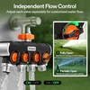 image:imageVIVOSUN Garden Hose Splitter 2 Way HeavyDuty Dual Water Hose Connector with Durable Metal Body Outdoor Faucet Adapter with Comfortable Rubberized Grip for Drip Irrigation Lawns4 Way Garden Hose Splitter Set 2 Pack