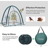 image:imageVIVOSUN Garden Netting Cover 28 x 28 x 32 Inch Popup Guard Cover with Zip Entry for Plants Vegetables Fruits Outdoor Run and Enclosure for Small Animals 2Pack Green36x36x39 inch Pack of 2