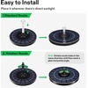image:imageVIVOSUN Solar Fountain 4W Solar Water Fountain with Upgraded Glass Panel Builtin Battery 7 Nozzles Colored LED Lights Outdoor Solar Fountain Pump for Bird Bath Pond Pool Fish Tank Garden4W Solar Fountain Pump