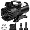 image:imageVIVOSUN 2700 GPH Submersible Water Pump with Barrier Bag 120W Pond Pump with 15FT Lift Height Ultra Quiet Aquarium Pump for Pond Waterfall Fish Tank Statuary Hydroponic