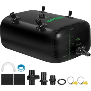 image:imageVIVOSUN 240 L64 Gal Water Storage Bladder Foldable and Portable Water Tank Water Storage Bag Containers for RV Camping Garden Irrigation Drought Resistance Firefighting106 Gallon