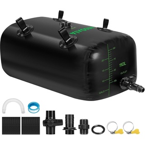 image:imageVIVOSUN 240 L64 Gal Water Storage Bladder Foldable and Portable Water Tank Water Storage Bag Containers for RV Camping Garden Irrigation Drought Resistance Firefighting30 Gallon
