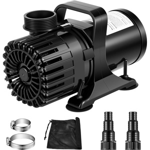 image:imageVIVOSUN 2600 GPH Submersible Water Pump with Barrier Bag Ultra Quiet 200W Pond Pump for Pond Waterfall Fish Tank Statuary Hydroponic 20Ft Lift HeightBlack Square