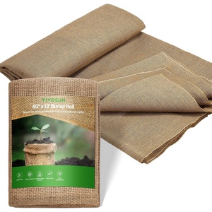 image:imageVIVOSUN 40 in x 30 ft Burlap Fabric High Density Natural Jute Fiber Multipurpose Burlap for Gardening Outdoor Plant Care Weed Barrier DIY Crafts and Decoration40 Inch X 13 Feet