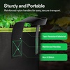 image:imageVIVOSUN 3Pack 7Gallon AeroBase Grow Bags Durable Mesh Fabric Plant Container with Breathable Base and Sturdy Handles Black5 Gallons