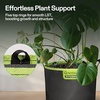 image:imageVIVOSUN 3Pack 7Gallon AeroBase Grow Bags Durable Mesh Fabric Plant Container with Breathable Base and Sturdy Handles Black5 Gallons Pack of 2