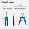 image:imageVIVOSUN Indoor Hydroponics LED Grow Room Glasses and Curved Gardening Scissors 65 Inch Hand Pruner Shear with Titanium Coated Blades 1Pack