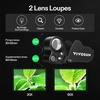 image:imageVIVOSUN 2Pack 30X 60X Illuminated Jewelers Loupe Foldable Magnifier and 2Pack Gardening Hand Pruner