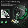 image:imageVIVOSUN 328 Feet 100m PECoated Twist Ties and Gardening Scissors 65 Inch Hand Pruner Pruning Shear with Straight Stainless Steel Blades Black and Green