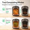 image:imageVIVOSUN 4L Electric Composter for Kitchen Indoor Smart Compost Machine for Countertop OdorlessAutoCleaning3 ModesIntelligent LED Display Mill Composter Kitchen Bin Food Recycler Black