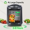image:imageVIVOSUN 4L Electric Composter for Kitchen Indoor Smart Compost Machine for Countertop OdorlessAutoCleaning3 ModesIntelligent LED Display Mill Composter Kitchen Bin Food Recycler Black