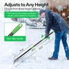 image:imageVIVOSUN 535 Garden Tool Adjustable Flat Shovel Multifunctional Shovel Heavy Duty Steel Floor Scraper with Long Handle Garden Tool for Weeding Digging Lawn Edging Ice Removal