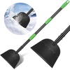 image:imageVIVOSUN 535 Garden Tool Adjustable Flat Shovel Multifunctional Shovel Heavy Duty Steel Floor Scraper with Long Handle Garden Tool for Weeding Digging Lawn Edging Ice Removal