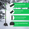 image:imageVIVOSUN 535 Garden Tool Adjustable Flat Shovel Multifunctional Shovel Heavy Duty Steel Floor Scraper with Long Handle Garden Tool for Weeding Digging Lawn Edging Ice Removal