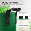image:imageVIVOSUN 5Pack 5Gal27Gal210Gal Colored Grow Bags 350G Thick nonwoven Fabric Pots with Handles for Flowers Fruits and Vegetables10 Gallons