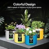 image:imageVIVOSUN 5Pack 5Gal27Gal210Gal Colored Grow Bags 350G Thick nonwoven Fabric Pots with Handles for Flowers Fruits and Vegetables5 Gallons