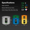 image:imageVIVOSUN 5Pack 5Gal27Gal210Gal Colored Grow Bags 350G Thick nonwoven Fabric Pots with Handles for Flowers Fruits and Vegetables5710 Gallons Mix