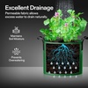 image:imageVIVOSUN 5Pack 5Gallon Colored Grow Bags 350G Thick nonwoven Fabric Pots with Handles for Flowers Fruits and Vegetables5710 Gallons Mix