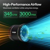 image:imageVIVOSUN 6 Inline Booster Duct Fan 345 CFM Quiet Exhaust Fan for HVAC Ventilation in Grow Tents Basements Bathrooms Kitchens and Attics