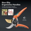 image:imageVIVOSUN 65 Inch Gardening Scissors Hand Pruner Pruning Shear amd 8 Bypass Pruning Shears for Gardening HeavyDuty Garden Scissors Ultra Sharp Pruners with Professional Grade SK5 Blades