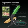 image:imageVIVOSUN 8 Ratchet Pruners Anvil Pruning Shears with Ratchet Mechanism SK5 Blades Ergonomic Handles amp Safety Lock HeavyDuty Gardening Scissors Hand Pruners Garden Clippers