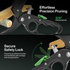 image:imageVIVOSUN 8 Ratchet Pruners Anvil Pruning Shears with Ratchet Mechanism SK5 Blades Ergonomic Handles amp Safety Lock HeavyDuty Gardening Scissors Hand Pruners Garden Clippers