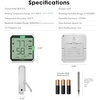 image:imageVIVOSUN AeroLab THB1S Wireless Bluetooth Hygrometer Thermometer Indoor and 7 Day Programmable Digital Timer with Dual Outlet 20 OnOff UL Listed Heavy Duty Plugin Outlet Timer with Countdown Setting