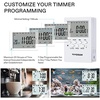 image:imageVIVOSUN AeroLab THB1S Wireless Bluetooth Hygrometer Thermometer Indoor and 7 Day Programmable Digital Timer with Dual Outlet 20 OnOff UL Listed Heavy Duty Plugin Outlet Timer with Countdown Setting