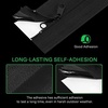 image:imageVIVOSUN Black and White Panda Film and One Pack 3 in x 7 ft Heavy Duty Zipper for Tarp Kit DoubleSide Indoor Outdoor Dust Barriers Peel amp Stick Zipper Black