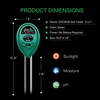 image:imageVIVOSUN Digital Heat Mat Thermostat Temperature Controller and Soil Tester 3in1 Plant Moisture Meter Light and PH Tester for Home Garden Lawn Farm Indoor and Outdoor Use Promote Plants Health