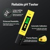 image:imageVIVOSUN Digital PH Meter TDS and EC Pen for Water Soil Moisture Tester for Hydroponics Pool and Aquarium Yellow Blue UL Certified