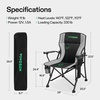 image:imageVIVOSUN Heated Camping Chair Fully Padded Heated Folding Chair with 3 Heat Levels Cup Holder amp Pockets WearResistant Oxford Fabric for Camping Outdoor Sports Picnics Battery Not Included