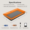 image:imageVIVOSUN Heavy Duty 2in1 Trimming Tray for Herbals Collecting and 62 RH TwoWay Humidity Control Packs Size 4 g 10 Packs for Storing 12 oz Moisture Balancer with RH Indicator Card for Food amp Her