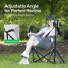image:imageVIVOSUN Swing Chair Hammock Camping Chair with Headrest Cup Holder amp Carry Bag Supports 400 lbs Portable Rocking Chair for Travel Picnic Fishing Patio Beach Lawn