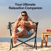 image:imageVIVOSUN Swing Chair Hammock Camping Chair with Headrest Cup Holder amp Carry Bag Supports 400 lbs Portable Rocking Chair for Travel Picnic Fishing Patio Beach Lawn