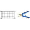 image:imageVIVOSUN 2 x 4Ft Elastic Trellis Netting and Curved Gardening Scissors 65 Inch Hand Pruner Shear with Titanium Coated Blades 1Pack