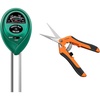 image:imageVIVOSUN 3in1 Soil Tester and 65 Inch Gardening Scissors Hand Pruner Pruning Shear with Straight Stainless Steel for Home Garden Lawn Farm Indoor and Outdoor Use