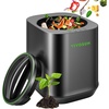 image:imageVIVOSUN 4L Electric Composter for Kitchen Indoor Smart Compost Machine for Countertop OdorlessAutoCleaning3 ModesIntelligent LED Display Mill Composter Kitchen Bin Food Recycler Black