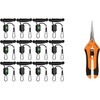 image:imageVIVOSUN 6Pair 18 Inch Adjustable Grow Light Hanger and 65 Inch Gardening Scissors Hand Pruner Pruning Shear with Straight Stainless Steel Blades Orange 1Pack
