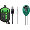 image:imageVIVOSUN Digital Heat Mat Thermostat Temperature Controller and Soil Tester 3in1 Plant Moisture Meter Light and PH Tester for Home Garden Lawn Farm Indoor and Outdoor Use Promote Plants Health