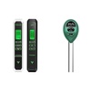 image:imageVIVOSUN Digital pH and TDS Meter Kits and Soil Tester 3in1 Plant Moisture Meter Light and PH Tester for Home Garden Lawn Farm Indoor and Outdoor Use Promote Plants Healthy Growth