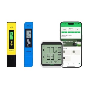 image:imageVIVOSUN Digital pH and TDS Meter Kits and AeroLab THB1 Wireless Bluetooth Hygrometer Thermometer Indoor Smart Temperature Monitor Digital Humidity Meter LCD Remote App Control amp Alert Data Storage
