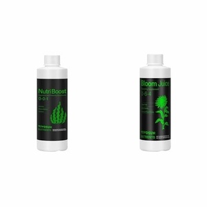image:imageVIVOSUN NutriBoost 001 and Bloom Juice 064 Flowering Supplement Liquid Fertilizer for Flowering Stage Concentrated Plant Food for All Flowering Plants 8 Ounces