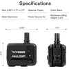 image:imageVIVOSUN 400GPH Submersible Pump1500LH 15W Ultra Quiet Water Pump with 52ft High Lift Fountain Pump with 5ft Power Cord 3 Nozzles for Fish Tank Pond Aquarium Statuary Hydroponics652102pack