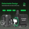 image:imageVIVOSUN 400GPH Submersible Pump1500LH 15W Ultra Quiet Water Pump with 52ft High Lift Fountain Pump with 5ft Power Cord 3 Nozzles for Fish Tank Pond Aquarium Statuary Hydroponics54400