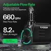 image:imageVIVOSUN 480GPH Submersible Pump1800LH 25W Ultra Quiet Water Pump with 72ft High Lift Fountain Pump with 5ft Power Cord 3 Nozzles for Fish Tank Aquarium Statuary Hydroponics Black64660