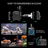 image:imageVIVOSUN 480GPH Submersible Pump1800LH 25W Ultra Quiet Water Pump with 72ft High Lift Fountain Pump with 5ft Power Cord 3 Nozzles for Fish Tank Aquarium Statuary Hydroponics Black64480