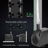 image:imageVIVOSUN 480GPH Submersible Pump1800LH 25W Ultra Quiet Water Pump with 72ft High Lift Fountain Pump with 5ft Power Cord 3 Nozzles for Fish Tank Aquarium Statuary Hydroponics Black64480