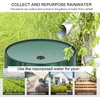 image:imageVIVOSUN Collapsible Rain Barrel 53 Gallon with 1000D Oxford Cloth Portable Rain Collection System Water Barrel Collector wFilter Spigot Green