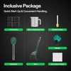 image:imageVIVOSUN 5Layer Worm Compost Bin and Compost Thermometer 20 Inch Backyard Soil Thermometer with Stainless Steel Dial for Composting Bins Outdoor Gardening and Planting 0200F